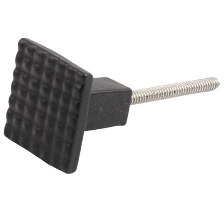 Black Popular Square Metal Knobs